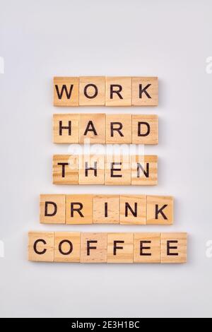 Concept de repos du travail. Banque D'Images