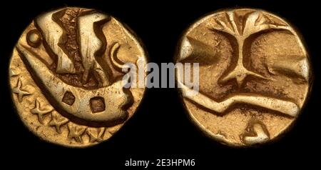 ABC 40 Morini 'Boat Tree' Quarter Stater Banque D'Images