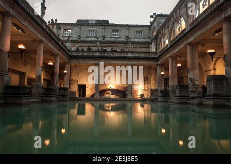 Thermae Bath Spa, Somerset, Angleterre, Royaume-Uni. Banque D'Images