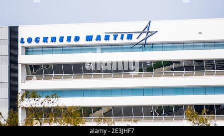 8 oct 2020 Sunnyvale / CA / USA - le siège social de Lockheed Martin est situé dans la Silicon Valley; Lockheed Martin Corporation est un secur américain de l'aérospatiale Banque D'Images