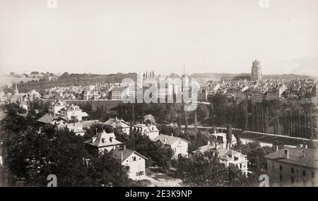 Photographie du XIXe siècle : Berne, Berne, Suisse. Banque D'Images