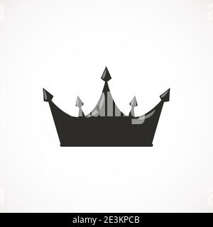 Icône Princesse Crown de style plat. Illustration vectorielle Illustration de Vecteur