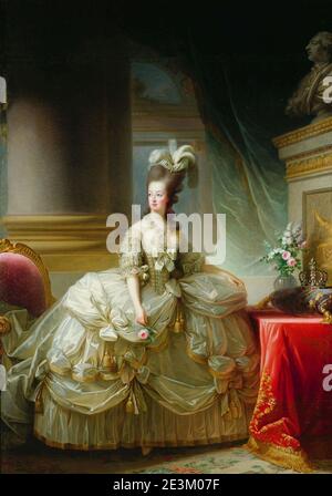 Marie Louise Elisabeth Vigée-Lebrun - Erzherzogin Marie Antoinette (1755-1793), Königin von Frankreich Banque D'Images