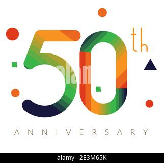 Logo anniversaire 50 ans en format EPS 10 Illustration de Vecteur