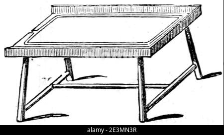 Maison rustique du XIXème siècle, fig. 37. Banque D'Images