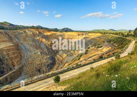 La grande mine d'or Martha en fonte ouverte à Waihi, en Nouvelle-Zélande Banque D'Images