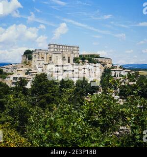 Château de Madame de Sévigné, Grignan, Drôme, France, 70ies Banque D'Images