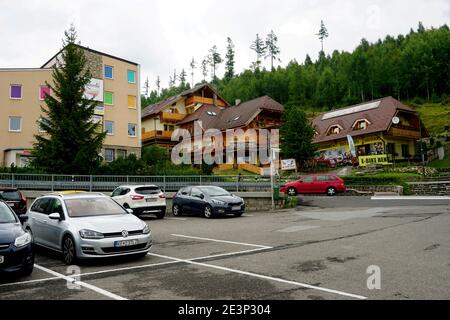 HIGH TATRA, SLOVAQUIE - 20 JUILLET 2019: Hrebienok, Stary Smokovec, Vysoke Tatry – haute montagne Tatras, Slovaquie Banque D'Images