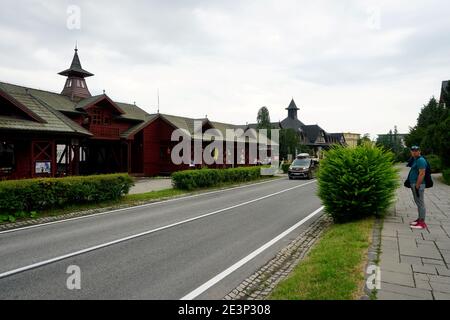 HIGH TATRA, SLOVAQUIE - 20 JUILLET 2019: Hrebienok, Stary Smokovec, Vysoke Tatry – haute montagne Tatras, Slovaquie Banque D'Images