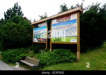 HIGH TATRA, SLOVAQUIE - 20 JUILLET 2019: Hrebienok, Stary Smokovec, Vysoke Tatry – haute montagne Tatras, Slovaquie Banque D'Images