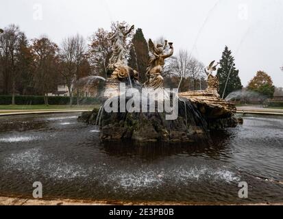 La Fontaine d'Amour dans le domaine de Cliveden Taplow Maidenhead Buckinghamshire Angleterre Royaume-Uni Banque D'Images