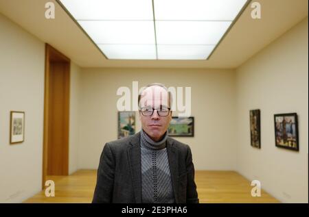 Leipzig, Allemagne. 14 janvier 2021. Stefan Weppelmann, directeur du Musée des beaux-arts de Leipzig, il est responsable depuis le 1er janvier 2021. Credit: Sebastian Willnow/dpa-Zentralbild/ZB/dpa/Alay Live News Banque D'Images