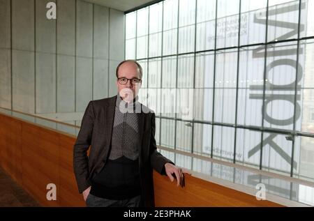 Leipzig, Allemagne. 14 janvier 2021. Stefan Weppelmann, directeur du Musée des beaux-arts de Leipzig, il est responsable depuis le 1er janvier 2021. Credit: Sebastian Willnow/dpa-Zentralbild/ZB/dpa/Alay Live News Banque D'Images