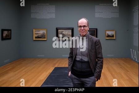 Leipzig, Allemagne. 14 janvier 2021. Stefan Weppelmann, directeur du Musée des beaux-arts de Leipzig, il est responsable depuis le 1er janvier 2021. Credit: Sebastian Willnow/dpa-Zentralbild/ZB/dpa/Alay Live News Banque D'Images