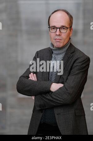 Leipzig, Allemagne. 14 janvier 2021. Stefan Weppelmann, directeur du Musée des beaux-arts de Leipzig, il est responsable depuis le 1er janvier 2021. Credit: Sebastian Willnow/dpa-Zentralbild/ZB/dpa/Alay Live News Banque D'Images