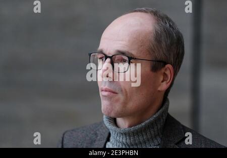 Leipzig, Allemagne. 14 janvier 2021. Stefan Weppelmann, directeur du Musée des beaux-arts de Leipzig, il est responsable depuis le 1er janvier 2021. Credit: Sebastian Willnow/dpa-Zentralbild/ZB/dpa/Alay Live News Banque D'Images