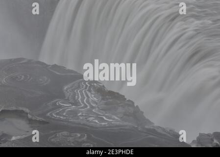 Chute d'eau de Selfoss dans le nord de l'Islande Banque D'Images