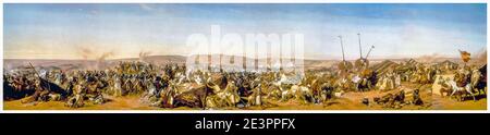 La saisie et le raid du camp d'Abd al-Qadir en 1843, peinture par Horace Vernet, 1844 Banque D'Images