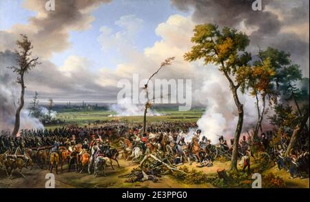 La bataille de Hanau (30-31 octobre 1813), peinture de Horace Vernet, 1824 Banque D'Images
