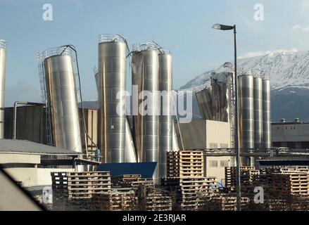 L'Aquila, Italia - 6 aprile 2009: I danni causati dal terremoto Banque D'Images