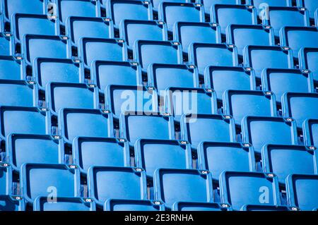 Un stade vide à Édimbourg Banque D'Images
