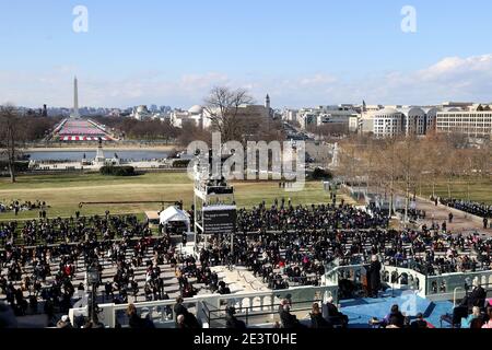 Washington, États-Unis. 20 janvier 2021. Le président américain Joe Biden a prononcé son discours inaugural après avoir prêté serment en tant que 46e président des États-Unis au Capitole des États-Unis lors de la 59ème inauguration présidentielle le mercredi 20 janvier 2021 à Washington DC. Photo de piscine par Tasos Katopodis/UPI crédit: UPI/Alay Live News Banque D'Images