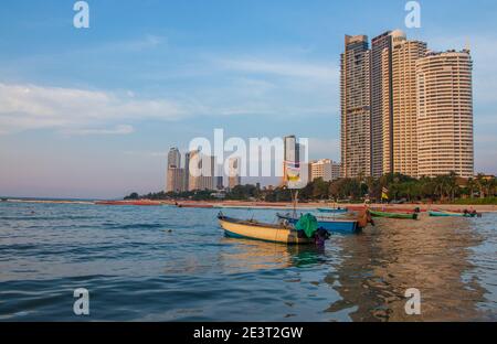 Pattaya Naklua District Chonburi Thaïlande Asie visitez la plage et Côte du golfe de Thaïlande Banque D'Images