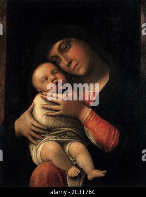 Mantegna, madonna poldi pezzoli. Banque D'Images