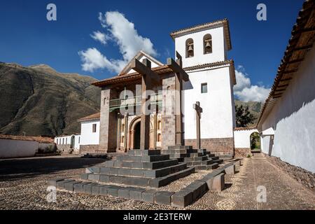 San Pedro Apostol de Andahuaylillas (Église St. Pierre Apôtre d'Andahuaylillas), Andahuayilillas, Cusco, Pérou Banque D'Images