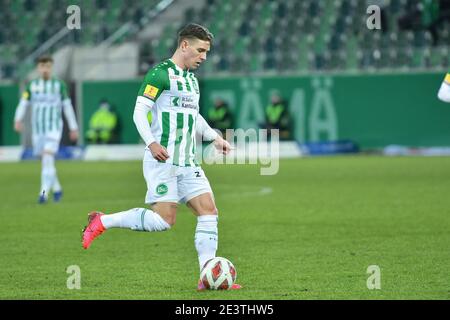 20 janvier 2021, Saint-Gall, Kybunpark, Soccer Super League: FC St.Gall 1879 - FC Vaduz, # 29 Alessandro Kraeuchi (St. Gallen) Credit: SPP Sport Press photo. /Alamy Live News Banque D'Images