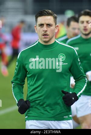 20 janvier 2021, St. Gallen, Kybunpark, Soccer Super League: FC St.Gallen 1879 - FC Vaduz, # 6 Basil Stillhart (St. Gallen) Credit: SPP Sport Press photo. /Alamy Live News Banque D'Images