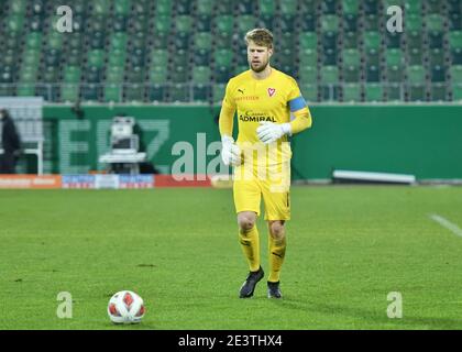 20 janvier 2021, Saint-Gall, Kybunpark, Soccer Super League: FC St.Gall 1879 - FC Vaduz, gardien de but n°1 Benjamin Buechel (Vaduz) crédit: SPP Sport Press photo. /Alamy Live News Banque D'Images