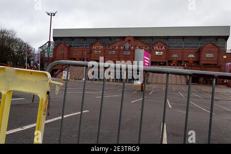 Birmingham, Royaume-Uni. 20 janvier 2021. Aston Villa, Villa Park terrain de football fermé pour les fans lors du verrouillage national Covid-19 #3 crédit: SPP Sport Press photo. /Alamy Live News Banque D'Images