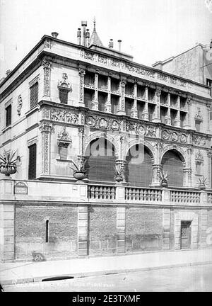 Maison François 1er - façade sur le Cour-la-Reine - Paris 08 - Médiathèque de l'architecture et du patrimoine Banque D'Images