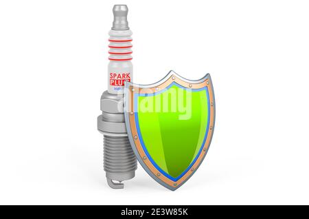 Bougie avec écran, rendu 3D isolé sur fond blanc Banque D'Images