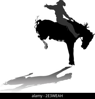 Silhouette de cheval vecteur isolée sur blanc Illustration de Vecteur