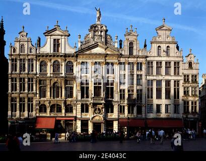 Hôtel de ville, Grand-place, Bruxelles, Belgique architecte: Jacob van Thienen Banque D'Images