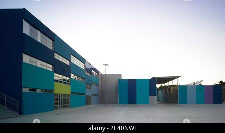 schule, école, école, Scuola, colegio, escuela Pich Aguilera architectes lloret, 2005, 2005 Catalu–a, 2005 Catalu–a Espa–A. Banque D'Images