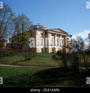 Die Residenz Pauls I. und Maria Fjodorownas, Parkseite Banque D'Images