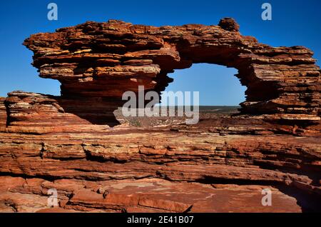 L'Australie, le Parc National de Kalbarri, nature's window Banque D'Images