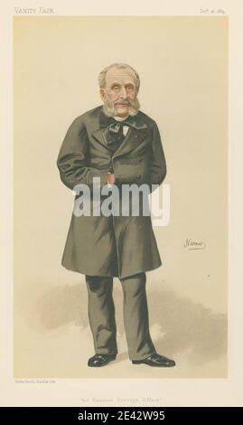 Constantine von de Grimm, active dans les années 1880, hommes politiques - Vanity Fair - 'le Foreign Office russe'. Monsieur de Giers. 27 décembre 1884, 1884. Chromolithographe. Banque D'Images