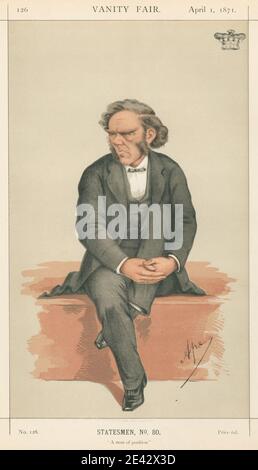 Carlo Pellegrini, 1839-1889, Italien, politiciens - Vanity Fair. « un homme de position ». Lord Lyttelton. 1 le 1871 avril 1871. Chromolithographe. Banque D'Images