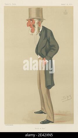 Leslie Matthew 'Spy' Ward, 1851–1922, British, politiciens - Vanity Fair. « crochet et œil ». Seigneur Vivian. 19 le 1876 août 1876. Chromolithographe. Banque D'Images