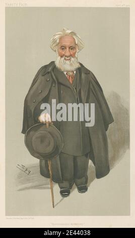 Leslie Matthew 'Spy' Ward, 1851-1922, British, Vanity Fair - médecins et scientifiques. 'Astronomie pectroscopique'. Sir William Huggins. 9 le 1903 avril 1903. Chromolithographe. Banque D'Images