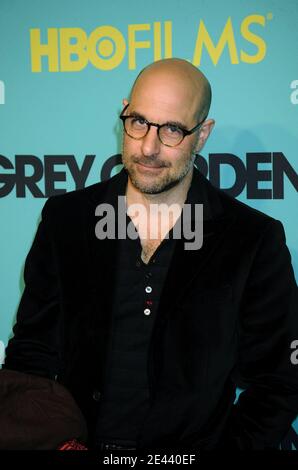 Stanley Tucci arrive à la première de « Gray Gardens » de HBO films au théâtre Ziegfeld à New York, NY, USA, le 14 avril 2009. Photo par Graylock/ABACAPRESS.COM Banque D'Images