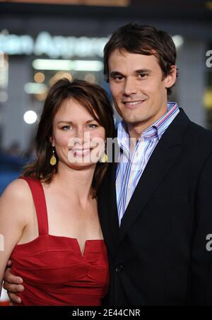 Mary Lynn Rajskub et le petit ami Matthew Rolph arrivant pour la projection de 'X-Men Origins: Wolverine' dans l'industrie de Los Angeles, tenue au Grauman's Chinese Theatre à Hollywood, Los Angeles, CA, USA le 28 avril 2009. Photo de Lionel Hahn/ABACAPRESS.COM Banque D'Images