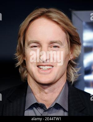 Acteur Owen Wilson assistant à la première du film 'Night at the Museum 2' au musée Smithsonian 'Air and Space' à Washington, DC, USA le 14 mai 2009. Photo par Olivier Douliery/ABACAPRESS.COM Banque D'Images