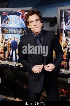 Acteur Ben Stiller assistant à la première du film 'Night at the Museum 2' au musée Smithsonian 'Air and Space' à Washington, DC, USA le 14 mai 2009. Photo par Olivier Douliery/ABACAPRESS.COM Banque D'Images