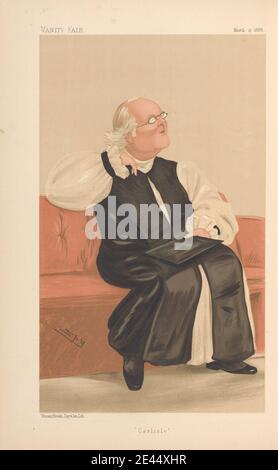 Leslie Matthew 'Spy' Ward, 1851–1922, British, Vanity Fair - clergé. Harvey Goodwin, évêque de Carlisle. 17 1888 mars 1888. Chromolithographe. Banque D'Images