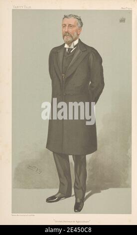 Leslie Matthew 'Spy' Ward, 1851-1922, British, Railways Officals - Vanity Fair. 'Crickets, chemins de fer et agriculture'. Viscount Cobham. 5 1904 mai 1904. Chromolithographe. Banque D'Images